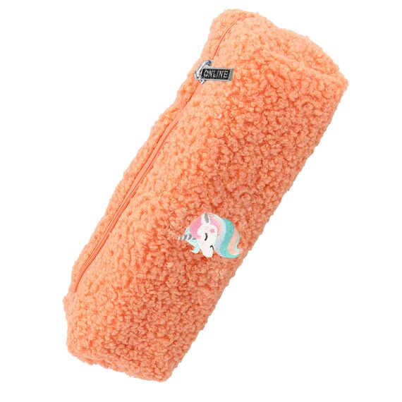 ONLINE Federmäppchen Peach Unicorn I Stylische Federtasche für Mädchen & Jungen, ideal für Schule, Uni & Büro I Pencil Case mit praktischem Reißverschluss zur Aufbewahrung von Stiften & Kosmetik