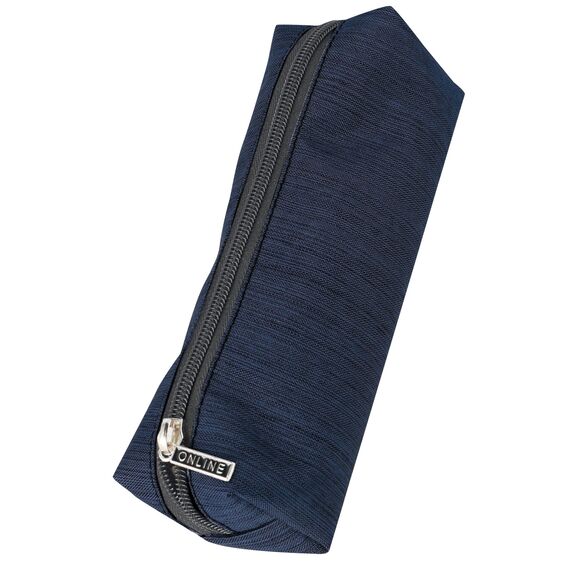 Online Premium-Schlampermäppchen/Pencil Case Blue Shadow I Stylisches Schlamperetui für Jungen & Mädchen I Federmäppchen mit praktischem Reißverschluss I 1 Fach I Ideal für Schule, Uni & Büro