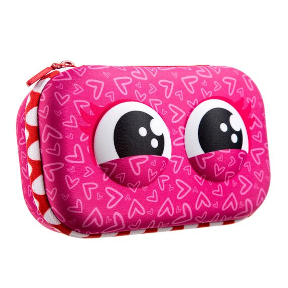 ZIPIT Wildlings Federmäppchen für Mädchen, Großes Mäppchen für die Schule, Organizer-Etui für Kinder, Federmappe Rosa