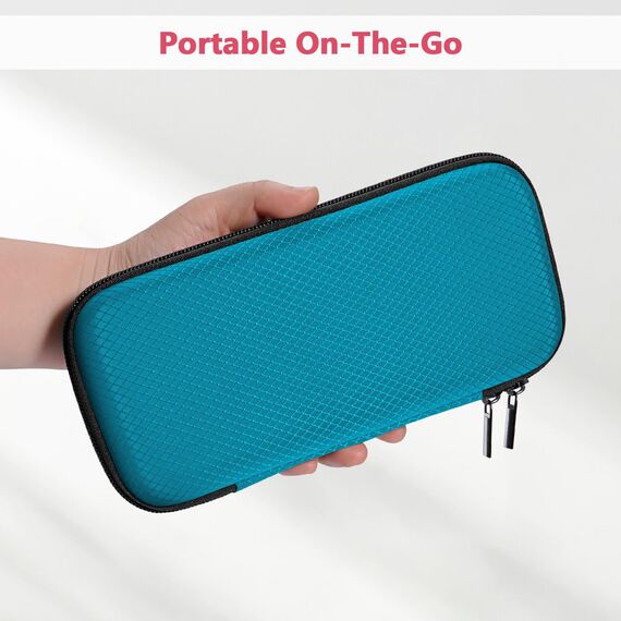 FINPAC Federmäppchen, Federtasche Hart Eva Stift Etui stoßfeste Stiftetasche Mäppchen Schlamperbox Bleistifttasche für Executive Füllfederhalter für Büro Schule (Türkis, Groß)