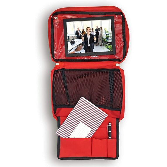 Dakita Erste-Hilfe Tasche zum Abschied von Kollegen - Lustiges Geschenk zum Jobwechsel für Mitarbeiter und Freunde - rot, ohne Inhalt