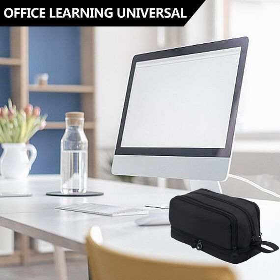 TZEKING Federmäppchen 4-Fächer Große Kapazität - Reißverschluss für Mädchen & Teenager - Langlebig Schreibwaren-Tasche