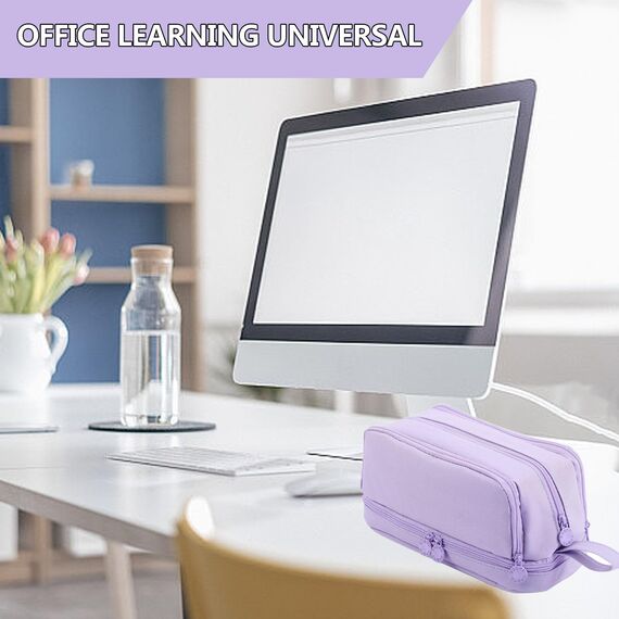 TZEKING Federmäppchen Große Kapazität - 4 Fächer Pencil Case, Teenager Mädchen, Reißverschluss, Langlebig, Schreibwaren Stifttasche Tragbare