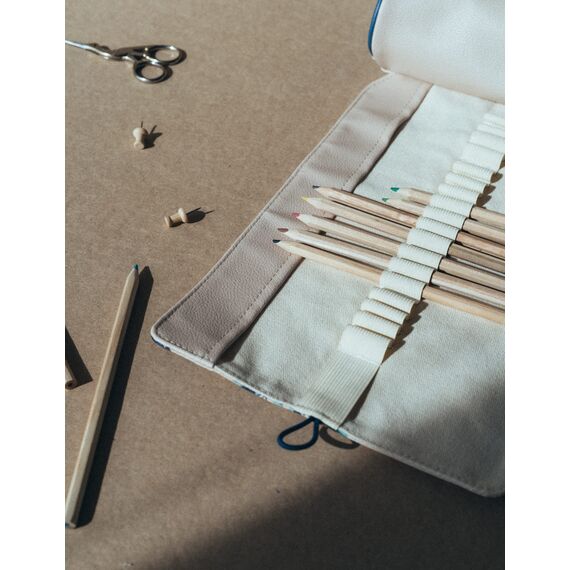 Grupo Erik Stiftrolle Hokusai Die große Welle vor Kanagawa - Federmappe 21 x 7,5 x 7,5 cm - Mäppchen Groß - Federmäppchen Mädchen und Jungen