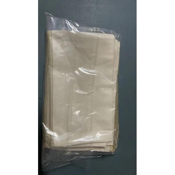 10 Stücke DIY Blanko Stoffbeutel, Stoff Federmäppchen Mäppchen zum Bemalen Kosmetiktasche Stoffbeutel Reißverschluss Blanko Makeup Tasche Reise Kulturbeutel Klein, 21 x 12 cm (Weiß)