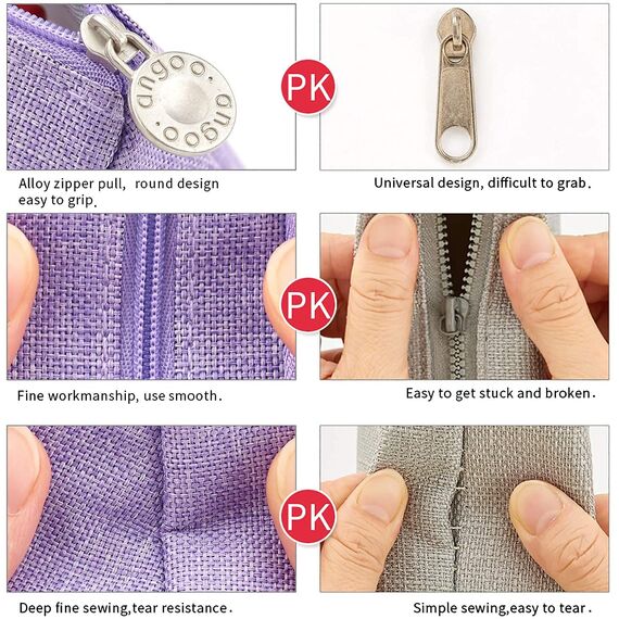 SeBeLi Federmäppchen Federtaschen Teenager Mädchen Mäppchen, Große Kapazität Pencil Case für Schule & Büro Erwachsener Mädchen Geschenk, 20x11cm (Violett)