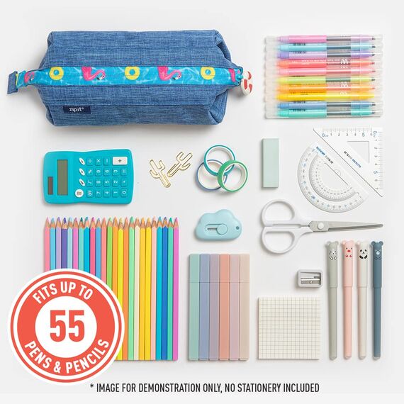 ZIPIT Lenny Federmäppchen, Etui, Jeans