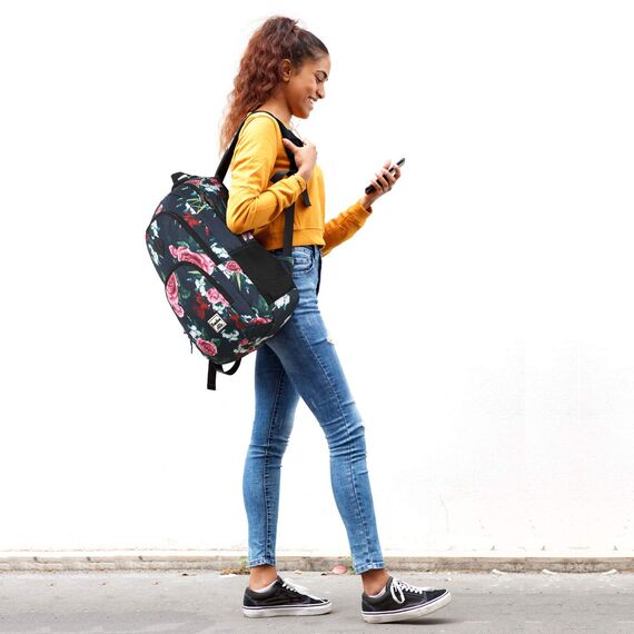 YAMTION Rucksack Damen,Schulrucksack Mädchen Teenager Tagesrucksack Frauen mit Laptopfach für Schule Uni Reisen Camping