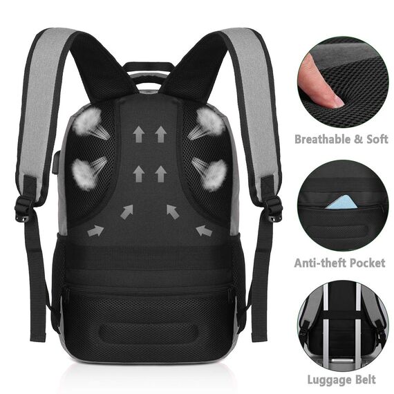 YAMTION Rucksack Unisex,Schulranze Schultasche Schulrucksack Jungen Teenager Daypack Laptop Uni Schule Studium Arbeit