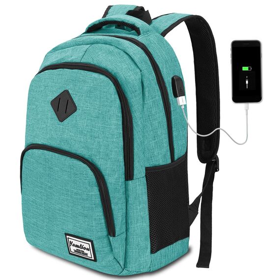 YAMTION Rucksack Schule,Schulrucksack Mädchen und Jungen Schultasche schulranze für Reisen Studium Schule Arbeit Büro