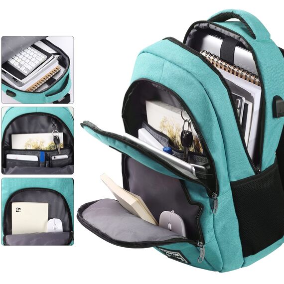 YAMTION Rucksack Schule,Schulrucksack Mädchen und Jungen Schultasche schulranze für Reisen Studium Schule Arbeit Büro