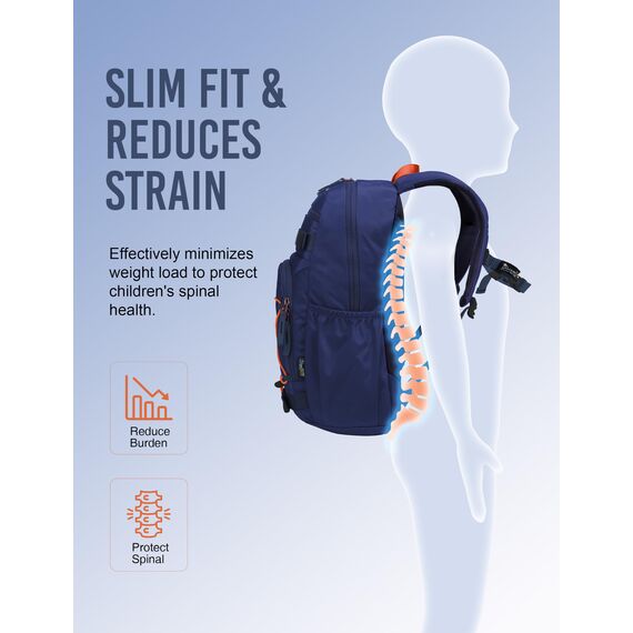 Mountaintop Kinderrucksack Mädchen Jungen Schulrucksack Schultasche für Schule Wander, 15L, 25 x 14 x 41 cm