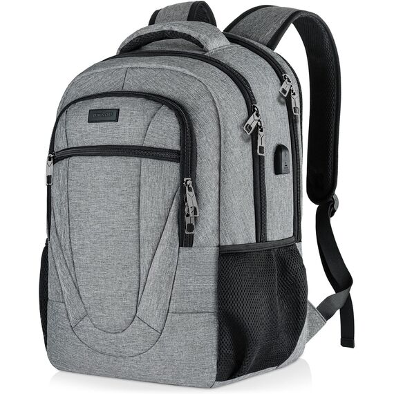 BIKROD Rucksack Herren und Damen, Schulrucksack Jungen Mädchen Teenager, Wasserdicht Rucksack | 15.6 Zoll Laptoptasche mit USB Ladeanschluss | Arbeit Reisen Wandern Backpack mit Anti Diebstahl Tasche