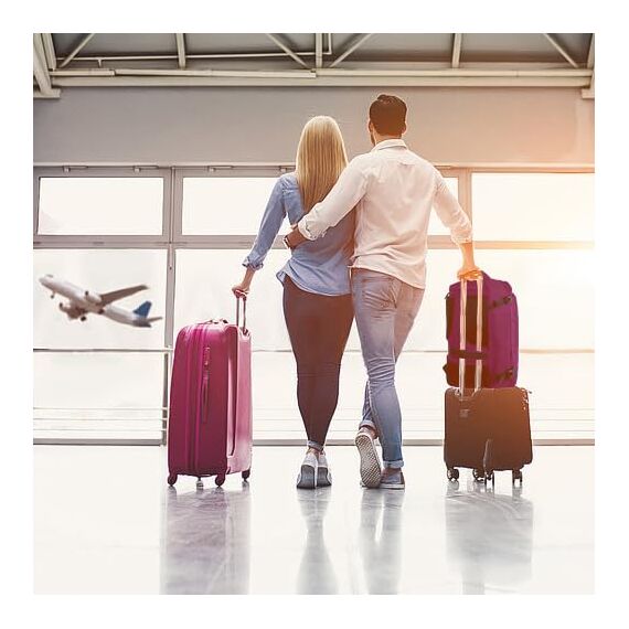 MATEIN Groß Rucksack Herren 50L, Air France Travel Backpack Erweiterbar Arbeitsrucksack Wasserabweisend Reiserucksack 55x35x25cm Carry-On Damen Cabin Bag Tagesrucksack für Bussiness, Violett