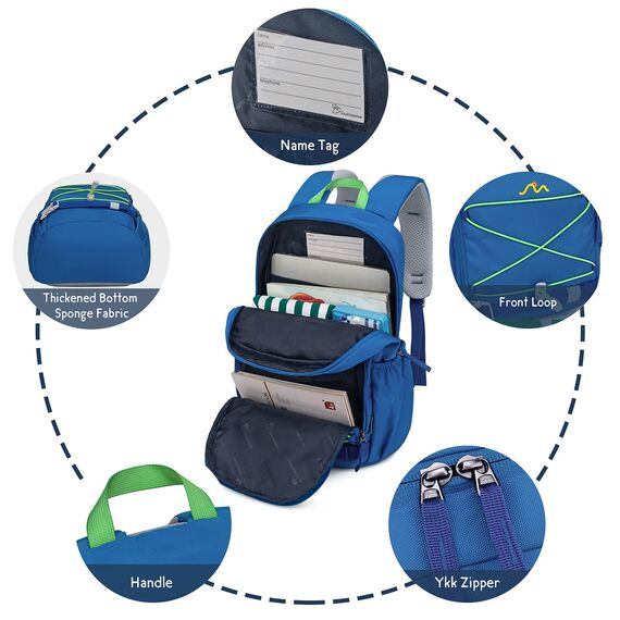 Mountaintop Kinderrucksack Mädchen Jungen Schulrucksack Schultasche für Schule Wander, 15L, 25 x 14 x 41 cm