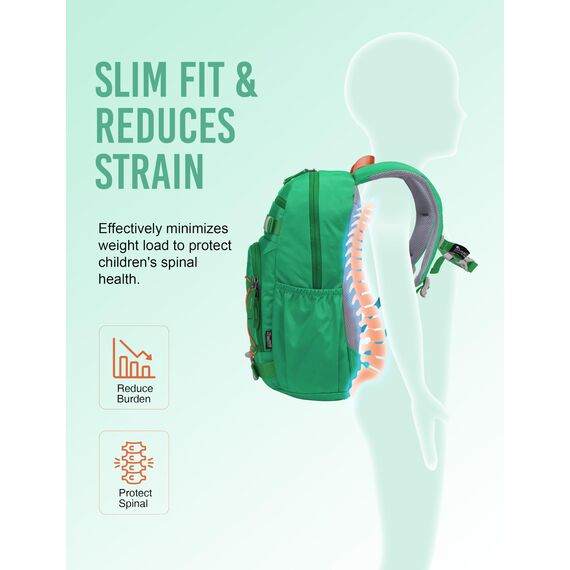 Mountaintop Kinderrucksack Mädchen Jungen Schulrucksack Schultasche für Schule Wander, 15L, 25 x 14 x 41 cm