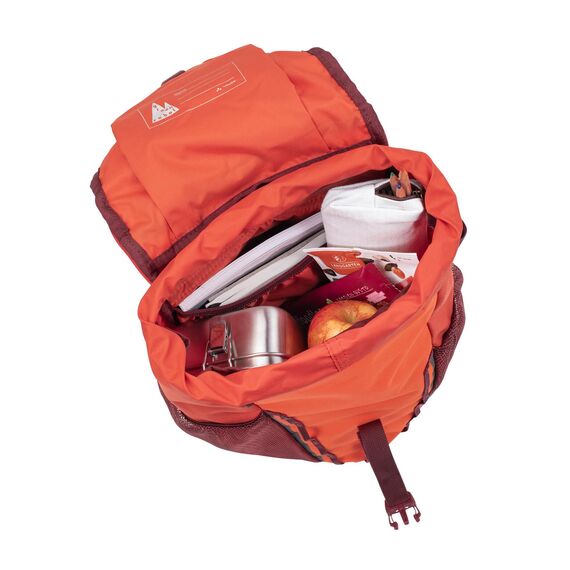 VAUDE Kinderrucksack Jungen & Mädchen Puck 10 Liter in rosa, komfortabler Wanderrucksack Kinder, Wetterfester Schulrucksack mit Regenhülle & Lupe, viel Stauraum