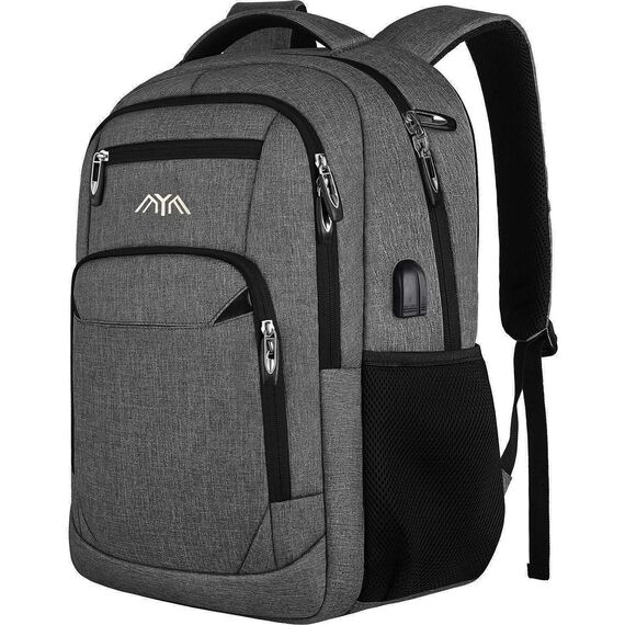 YAMTION Laptop Rucksack, Jungen Schulrucksack Herren und Damen Daypack 15,6 Zoll Leichtgewicht Wasserdichte Anti Diebstahl Schultasche