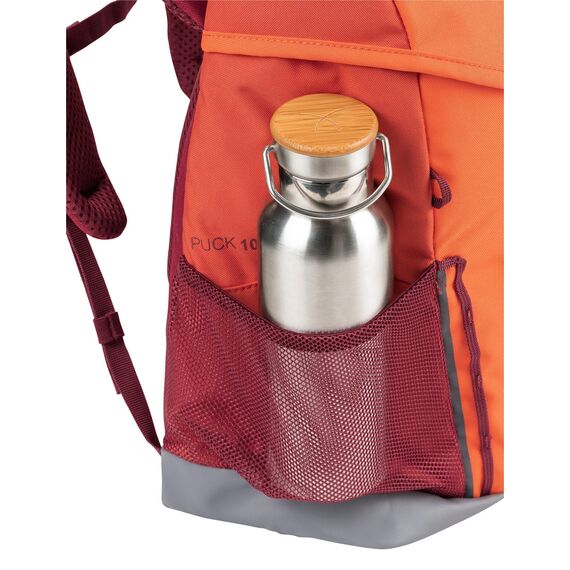 VAUDE Kinderrucksack Jungen & Mädchen Puck 10 Liter in rosa, komfortabler Wanderrucksack Kinder, Wetterfester Schulrucksack mit Regenhülle & Lupe, viel Stauraum