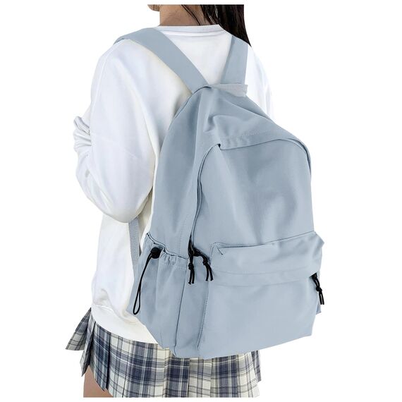 HYC00 Schulrucksack Damen, Causal Travel Schultaschen 14 Zoll Laptop Rucksack für Mädchen im Teenageralter Leichter Rucksack Wasserabweisend Bookbag College Boys Men Work Daypack,Blau