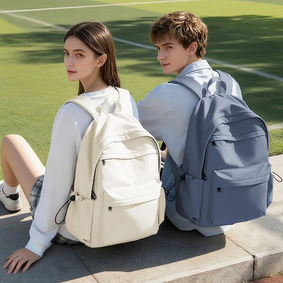 HYC00 Schulrucksack Teenager Mädchen Schultaschen Causal Daypacks Damen College Rucksack Leichter Rucksack Mädchen Teenager Schule Schultasche Wasserdicht Laptop Rucksack 14 zoll Backpack,Blau Lila