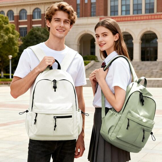 HYC00 Schulrucksack Teenager Mädchen Schultaschen Leichter Schultasche Mädchen Jungen Büchertasche School Backpack Girls College Rucksack Wasserdichter Laptop Rucksack Damen Casual Daypacks,Grün