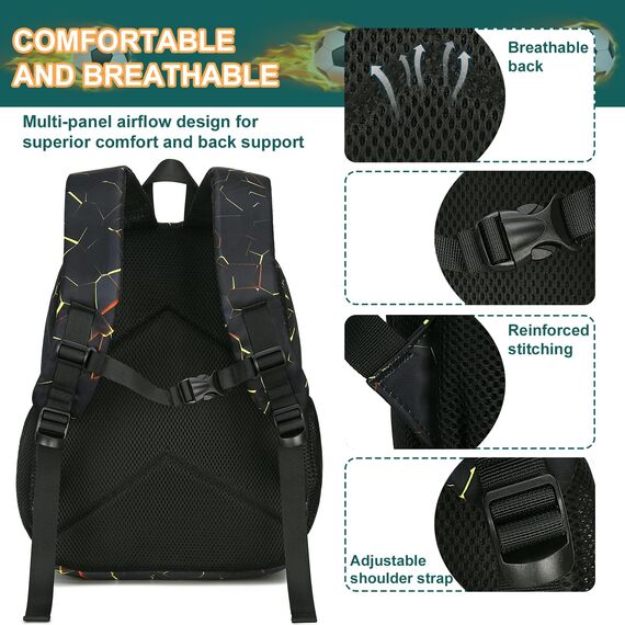 LOIDOU Kinderrucksack Jungen Kinder Rucksack Tagesrucksack Vorschulrucksack Kleinkind Kindergartentasche Schulrucksack für Schule die Kita