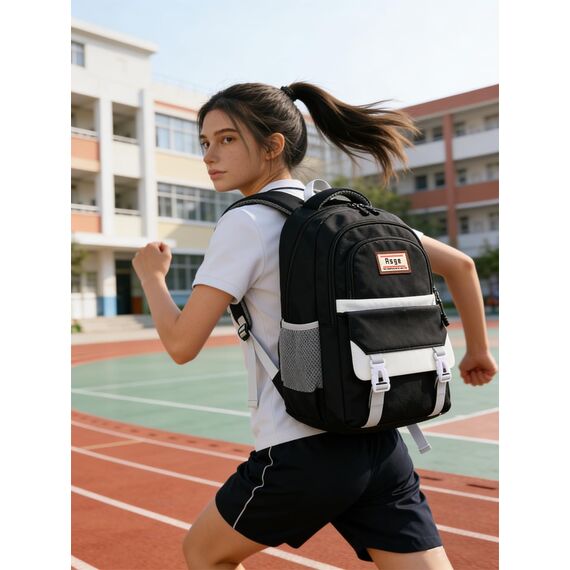 Asge Schulrucksack für Mädchen 7-13 Jahre, wasserdichte Schultasche mit ergonomischem Rücken, atmungsaktiv, rückenschonend, inklusive Handtasche für Teenager