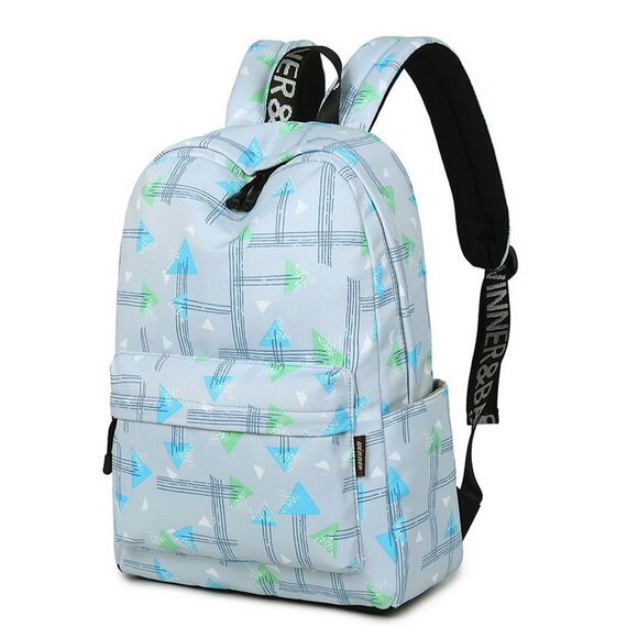 Joymoze Klassischer Einfarbiger Wasserdichter Schulrucksack für Teenager Retro Freizeit Rucksack (Pfeil)