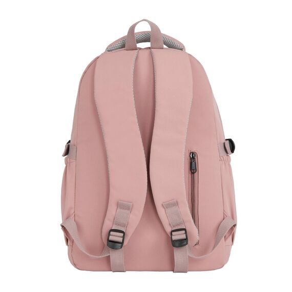 FIORETTO schulrucksack Teenager Mädchen Damen Schulranzen Schultasche School Bag Rucksack Schule 14" Laptopfach, Wasserabweisend & Leicht Rosa