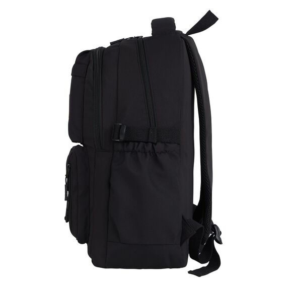 FIORETTO schulrucksack Teenager Mädchen Damen Schulranzen Schultasche School Bag Rucksack Schule 14" Laptopfach, Wasserabweisend & Leicht Schwarz