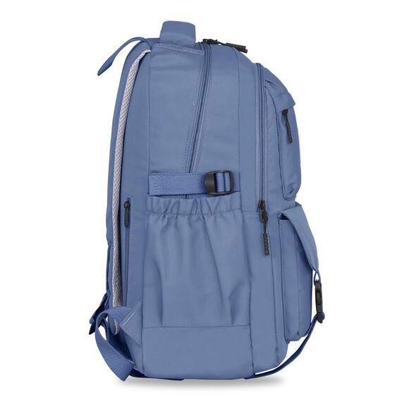 FIORETTO schulrucksack Teenager Mädchen Damen Schulranzen Schultasche School Bag Rucksack Schule 14" Laptopfach, Wasserabweisend & Leicht Dunkelblau