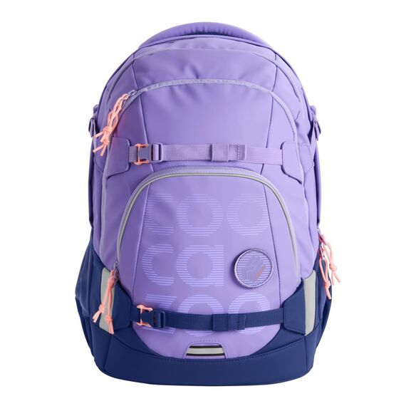 coocazoo Schulrucksack Mate „Tarp Frosty Lilac”, lila, ergonomischer & anpassbarer Tornister, höhen- & größenverstellbar, mit Brustgurt & Hüftgurt, ab der 3. Klasse