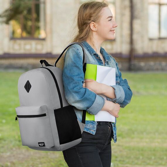 YAMTION Rucksack Herren Schulrucksack Damen,Rucksack Jungen Teenager Rucksack Schule Mädchen Schultasche Mädchen mit 15,6" Laptopfach & USB für Universität Business Städtetrip