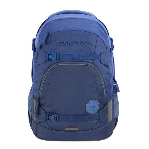 coocazoo Schulrucksack Mate „All Blue”, blau, ergonomischer & anpassbarer Tornister, höhen- & größenverstellbar, mit Brustgurt & Hüftgurt, ab der 3. Klasse