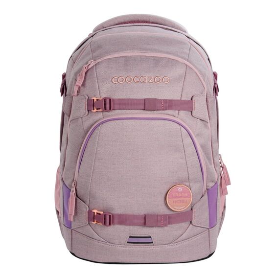 coocazoo Schulrucksack Mate „Mixed Faded Rose”, rosa, ergonomischer & anpassbarer Tornister, höhen- & größenverstellbar, mit Brustgurt & Hüftgurt, ab der 3. Klasse