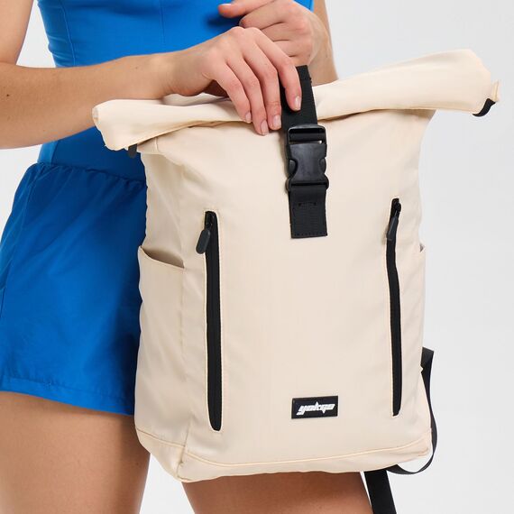 YOKGO Rucksack Damen & Herren, Rolltop Rucksack Wasserfest LaptopRucksack Schulrucksack mit 15,6" Laptopfach, Freizeitrucksack Backpack Daypack für Uni Schule Business Arbeit City Freizeit Reise