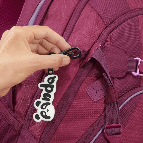coocazoo Schulrucksack Mate „Berry Boost”, Beere, ergonomischer & anpassbarer Tornister, höhen- & größenverstellbar, mit Brustgurt & Hüftgurt, ab der 3. Klasse
