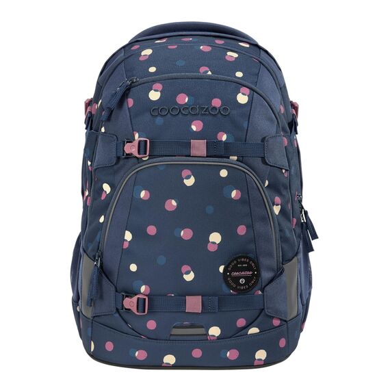 coocazoo Schulrucksack Mate „Bubble Dreams”, blau, ergonomischer & anpassbarer Tornister, höhen- & größenverstellbar, mit Brustgurt & Hüftgurt, ab der 3. Klasse