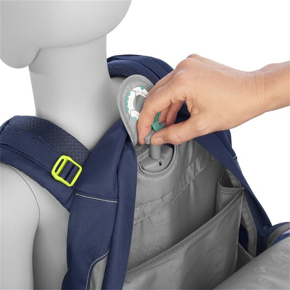 Coocazoo Schulrucksack MATE „Blue Bash”, blau, ergonomischer & anpassbarer Tornister, höhen- & größenverstellbar, mit Brustgurt & Hüftgurt, ab der 3. Klasse