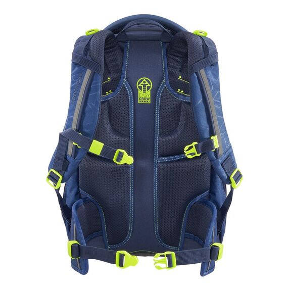 Coocazoo Schulrucksack MATE „Blue Bash”, blau, ergonomischer & anpassbarer Tornister, höhen- & größenverstellbar, mit Brustgurt & Hüftgurt, ab der 3. Klasse