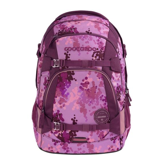 coocazoo Schulrucksack Mate „Cherry Blossom”, rosa, ergonomischer & anpassbarer Tornister, höhen- & größenverstellbar, mit Brustgurt & Hüftgurt, ab der 3. Klasse