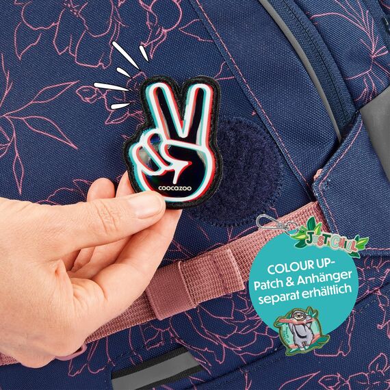 coocazoo Schulrucksack Mate „Sweet Rose”, lila-rosa, ergonomischer & anpassbarer Tornister, höhen- & größenverstellbar, mit Brustgurt & Hüftgurt, ab der 3. Klasse