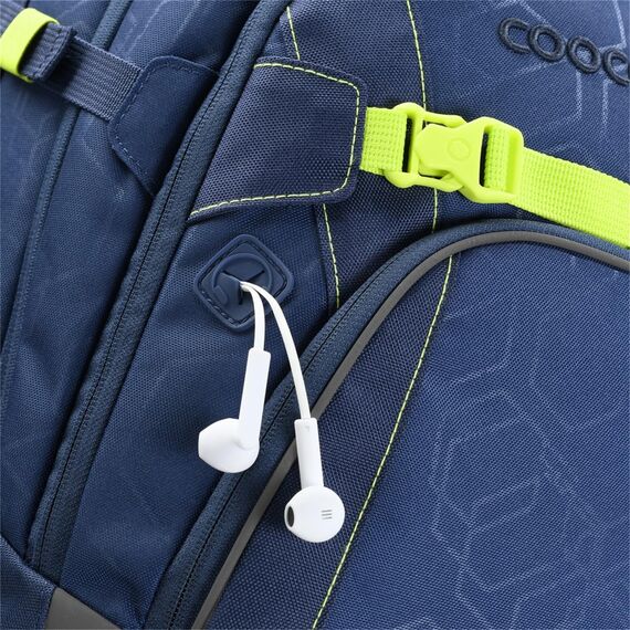 Coocazoo Schulrucksack MATE „Blue Bash”, blau, ergonomischer & anpassbarer Tornister, höhen- & größenverstellbar, mit Brustgurt & Hüftgurt, ab der 3. Klasse