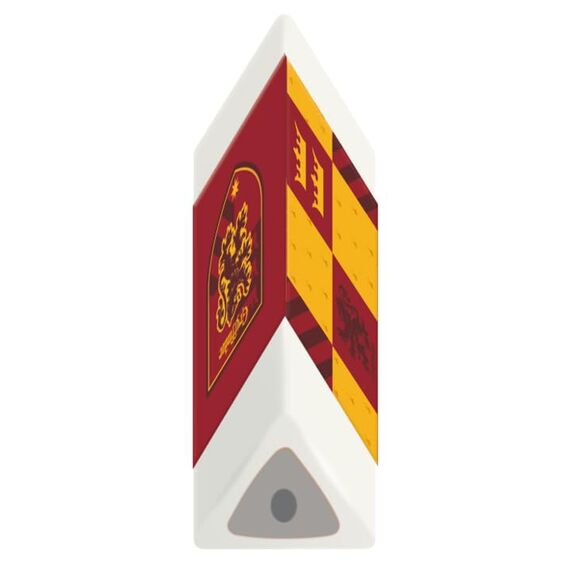 Maped - Gryffindor 4-teiliges Schreibwaren-Set – 1 transparentes Lineal 15 cm + 1 Anspitzer, 1 Loch + 1 Radiergummi + 1 Bleistift HB – Offizielles Lizenzprodukt von Harry Potter