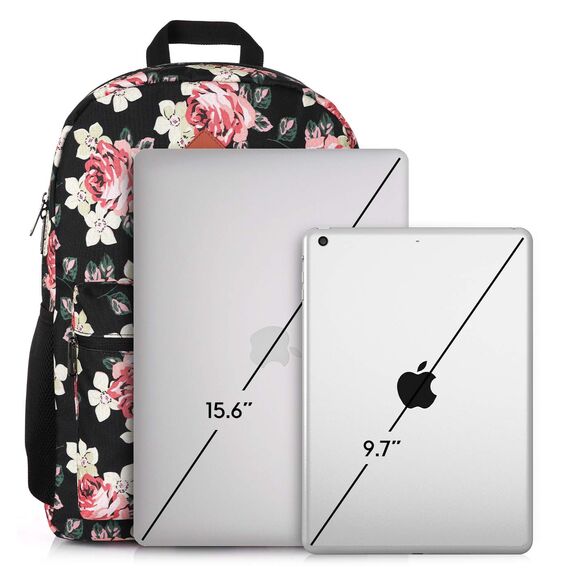 YAMTION Rucksack Damen,Schulrucksack Mädchen Teenager,Schultasche Mädchen Teenager Schulranzen Frauen mit 15,6 Zoll Laptopfach für Universität Schule