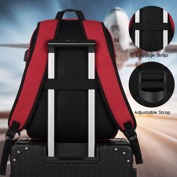 YAMTION Schulrucksack Mädchen Teenager Rucksack Damen,Schultasche Frauen Schulranzen Damen Rucksack Schule mit 15,6 Zoll Laptopfach für Universität Städtetrip Studium