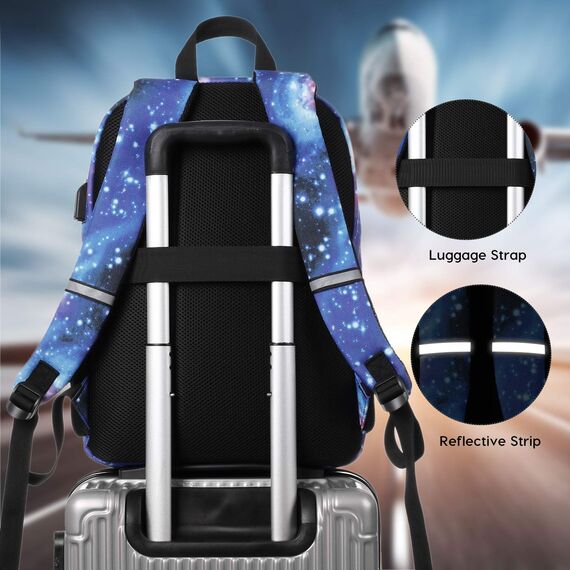 YAMTION Schulrucksack Jungen Teenager Rucksack Schule Mädchen,Schultasche Mädchen Schulranzen Frauen Daypack mit Laptopfach 15.6 Zoll