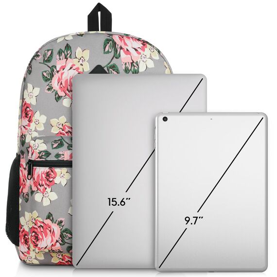 YAMTION Schulrucksack Mädchen Teenager Rucksack Damen,Schultasche Frauen Schulranzen Damen Rucksack Schule mit 15,6 Zoll Laptopfach für Universität Städtetrip Studium