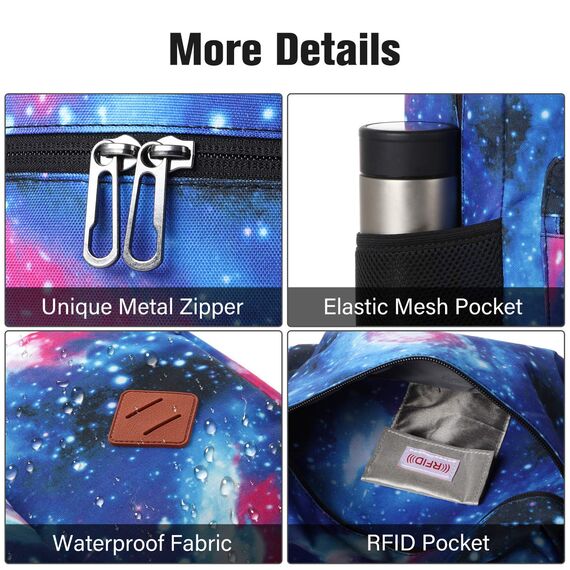 YAMTION Schulrucksack Jungen Teenager Rucksack Schule Mädchen,Schultasche Mädchen Schulranzen Frauen Daypack mit Laptopfach 15.6 Zoll